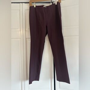 Vince women’s cropped Burgundy dress leggings size xl